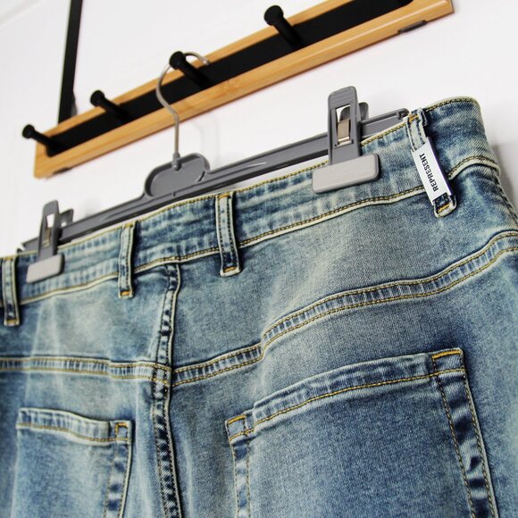 BNWT SS23 REPRESENT SPLIT DENIM 34 & 36 - Picture 5 of 15